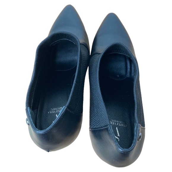 SIMPLY VERA VERA WANG “Warsaw” Black Leather High Heel Boots/Booties, 7.5M - Picture 6 of 10